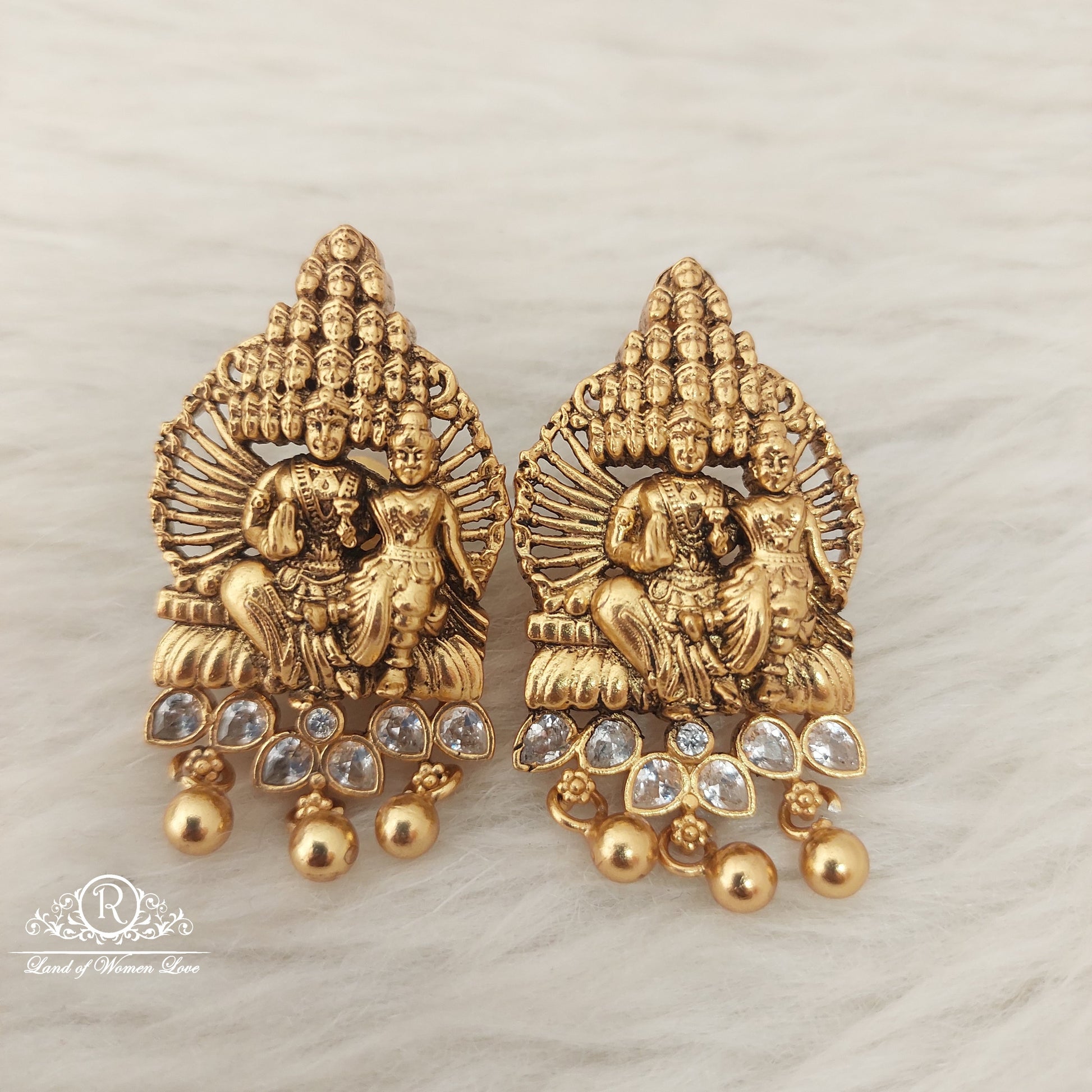 stud silver ramsita earrings-c041 92.5 silver ramala jewelry / ramala collections