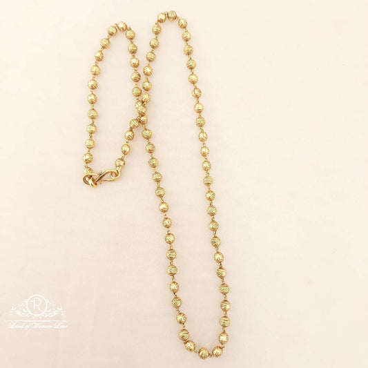 Silver Gold Balls Chain-V012-1