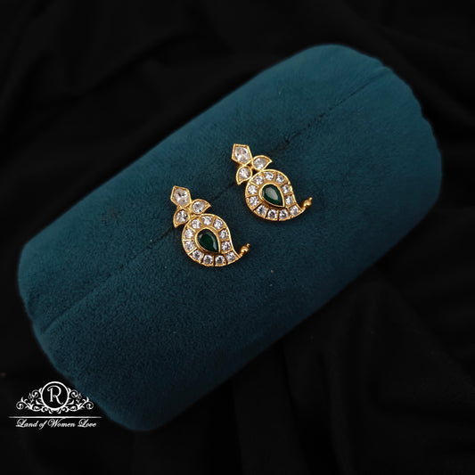 earrings 92.5 silver simple and cute earrings - rcbg061 92.5 silver ramala jewelry / ramala collections