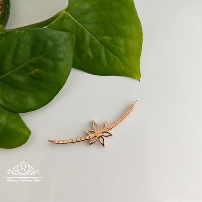 Silver rose gold polish locket -RCRB14