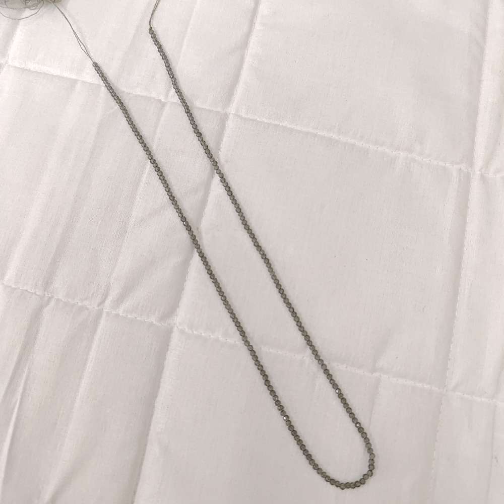 silver lined black diamond beads-rcmb26 92.5 silver ramala jewelry / ramala collections