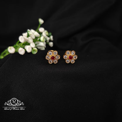 earrings 92.5 silver simple and cute earrings-rcz77 92.5 silver ramala jewelry / ramala collections