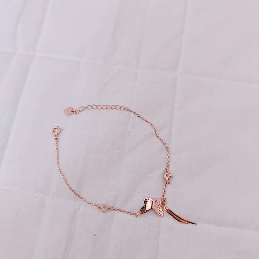 Silver rose gold polish Breslet -RCG043