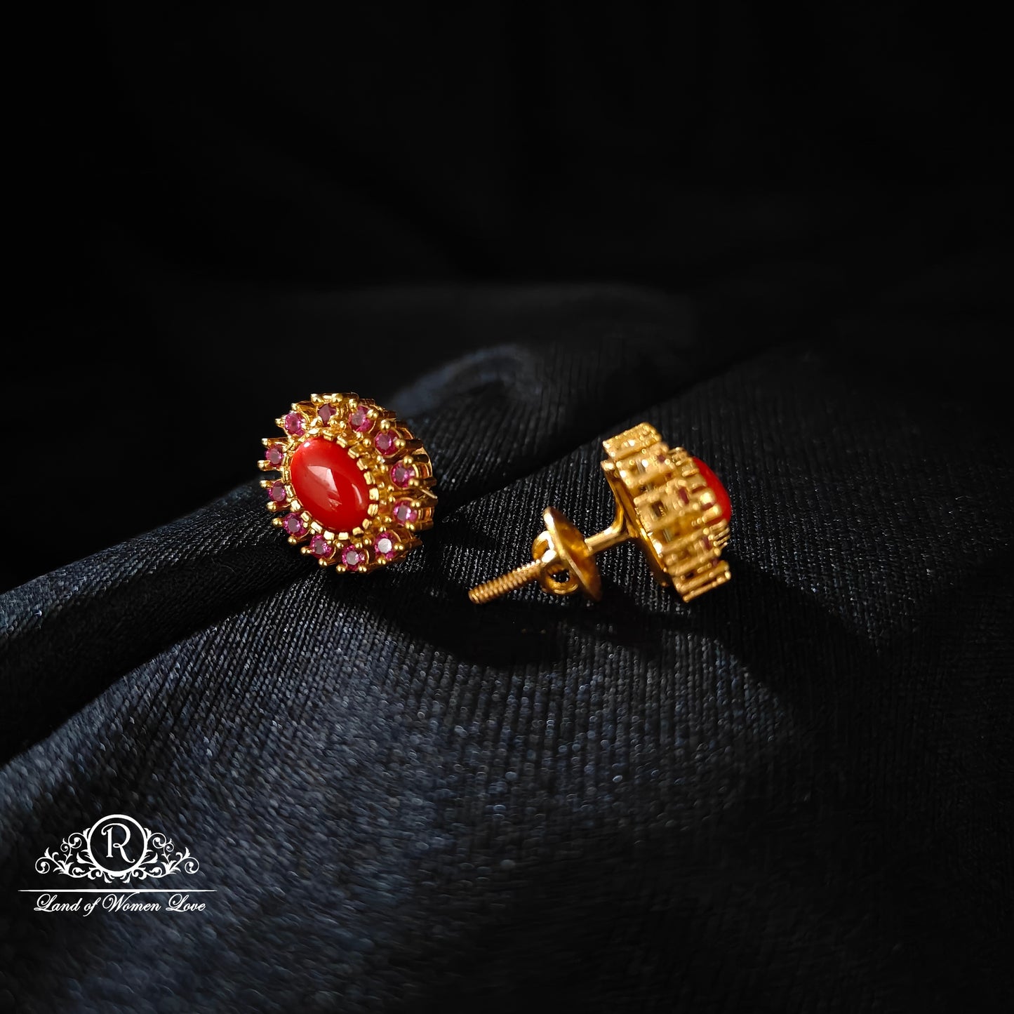 Silver earrings -RCM381