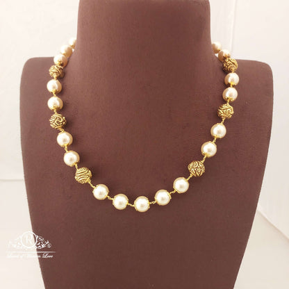 silver pearls beads mala-h092 92.5 silver ramala jewelry / ramala collections