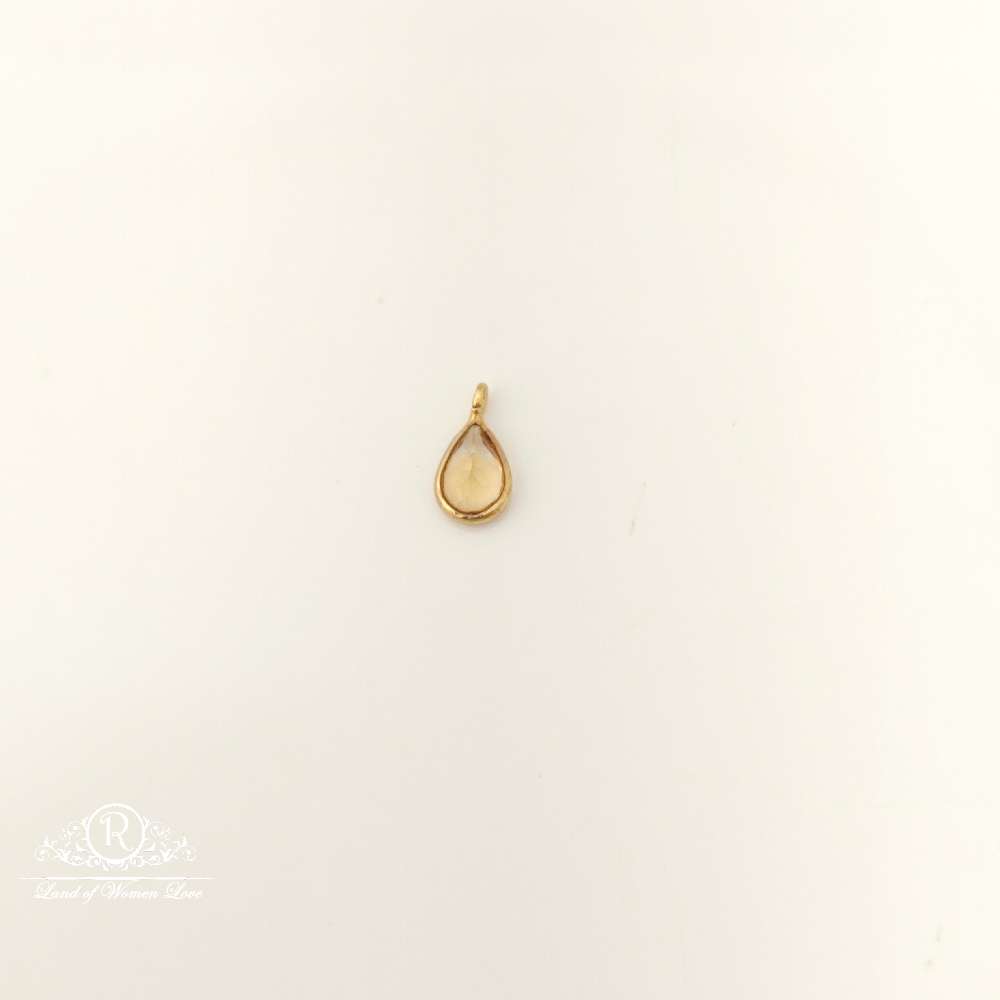 drop silver small water dropã°å¸â€™â§ design stone pendant -rcl23 92.5 silver ramala jewelry / ramala collections