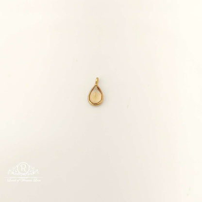 drop silver small water dropã°å¸â€™â§ design stone pendant -rcl23 92.5 silver ramala jewelry / ramala collections