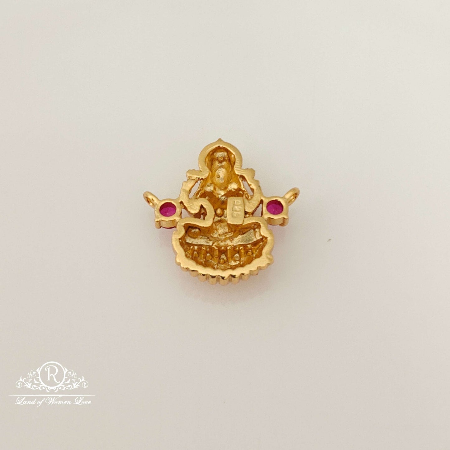 Silver Lakshmi Devi locket-RCSD12