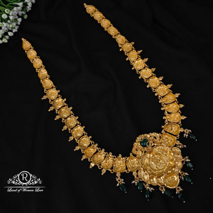 92.5 silver simple and Cute Haram with peacock design-RC06M1184