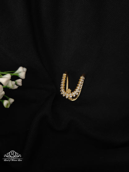 ring 92.5 silver simple and cute vanki ring - rch947 92.5 silver ramala jewelry / ramala collections