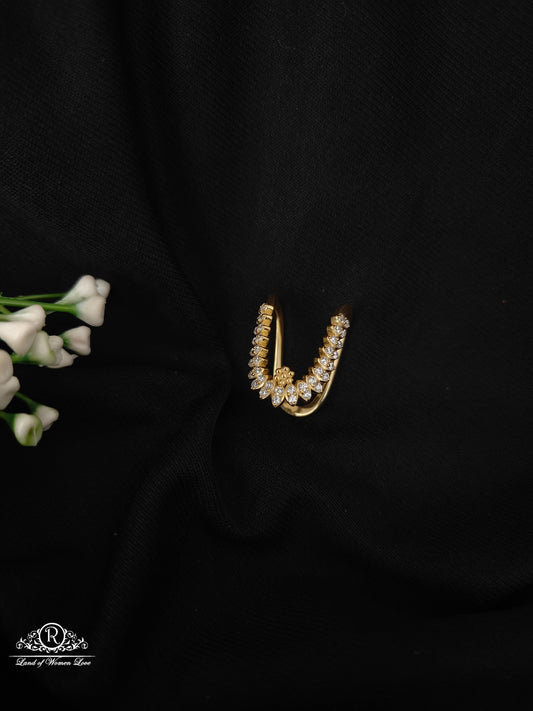 ring 92.5 silver simple and cute vanki ring - rch947 92.5 silver ramala jewelry / ramala collections