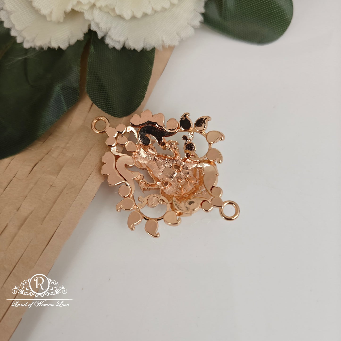 92.5 silver simple and Cute side locket - RC061M1284