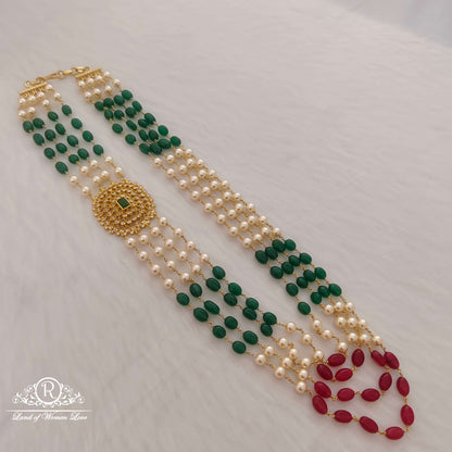 Silver beads mala-RCH392