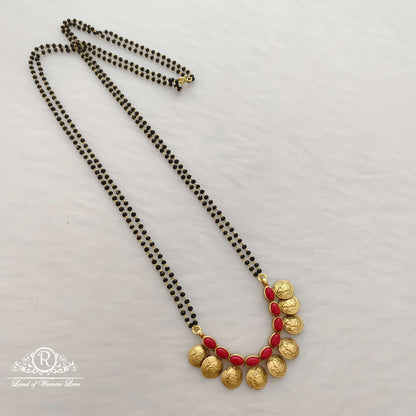 chain silver black beads chain with locket -rcc300 92.5 silver ramala jewelry / ramala collections