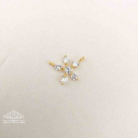 silver small six stones locket-jr64 92.5 silver ramala jewelry / ramala collections