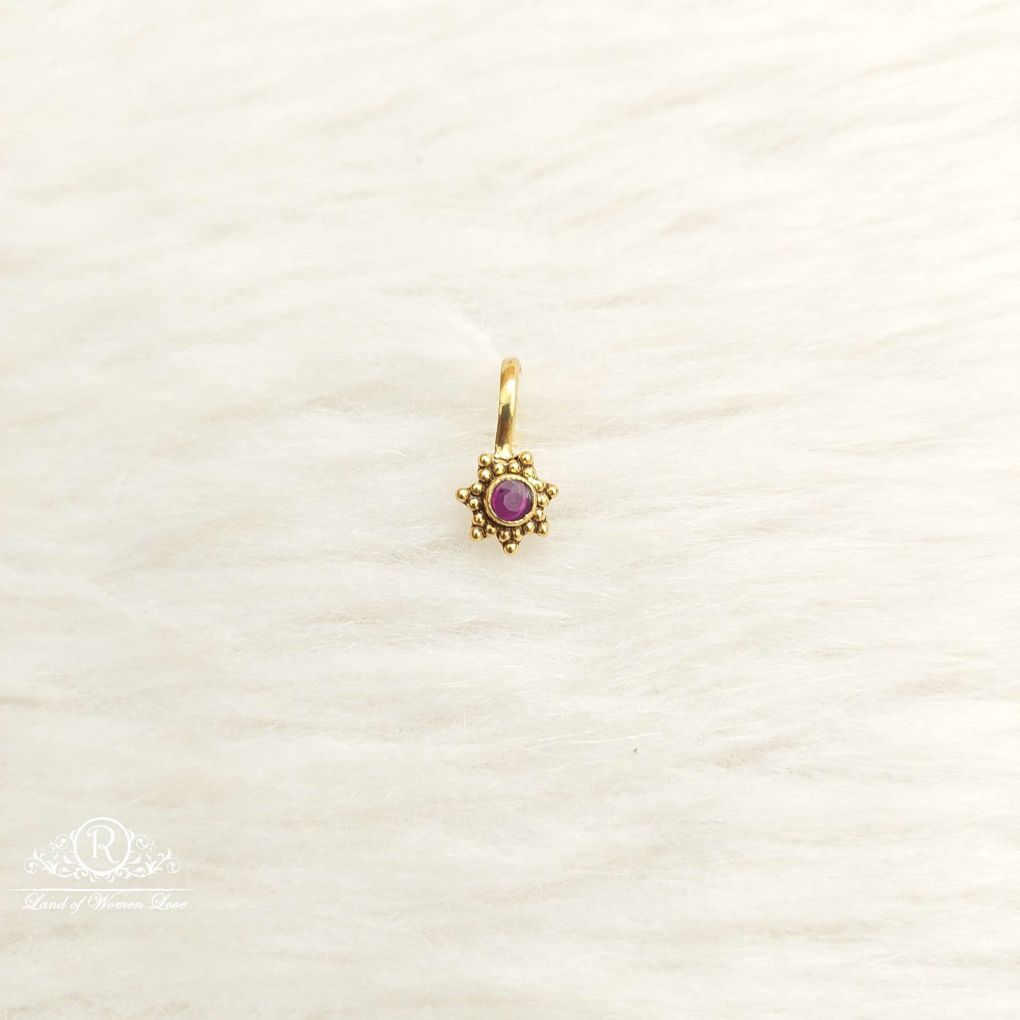 nose pin silver nose pins-sa511-2 92.5 silver ramala jewelry / ramala collections