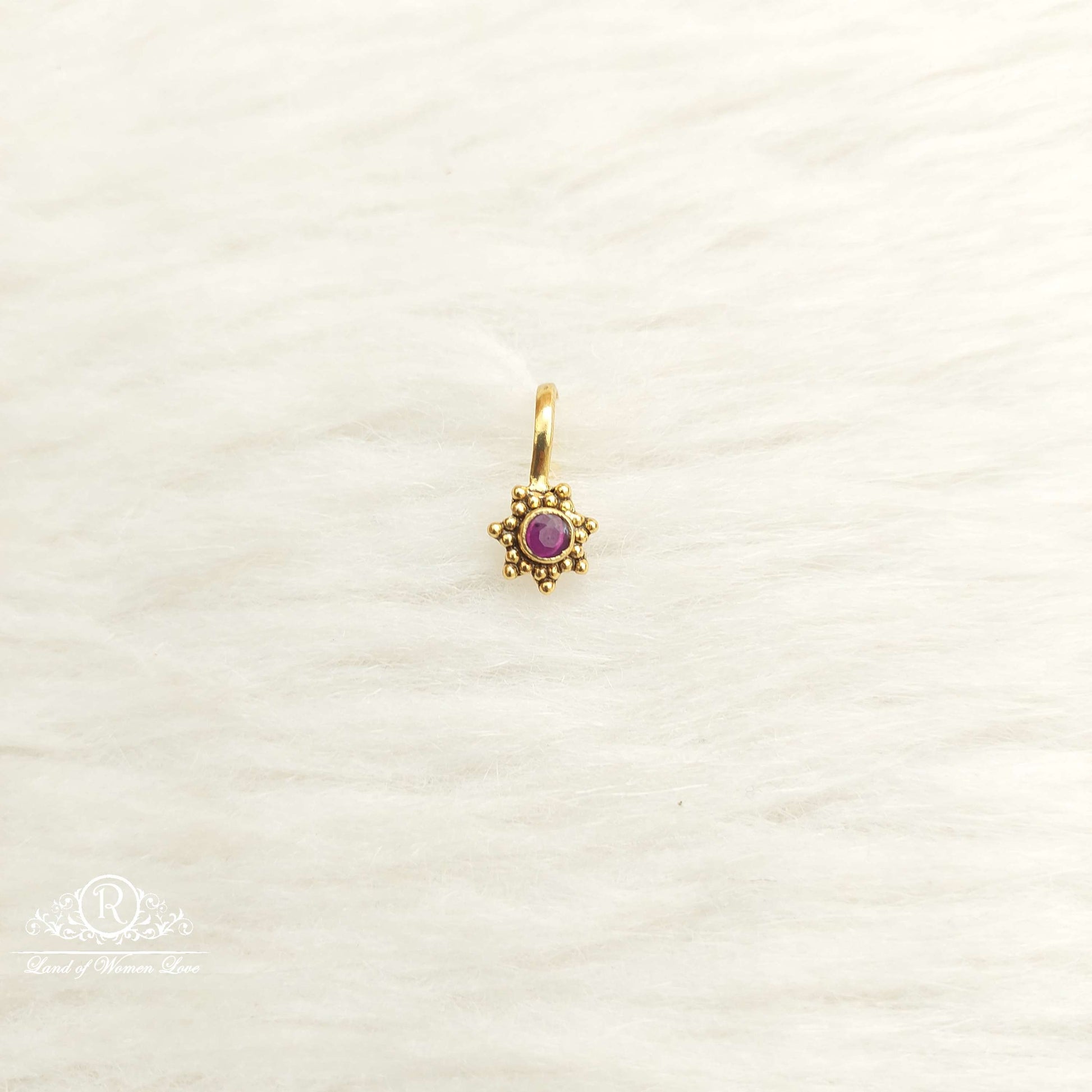 nose pin silver nose pins-sa511-2 92.5 silver ramala jewelry / ramala collections