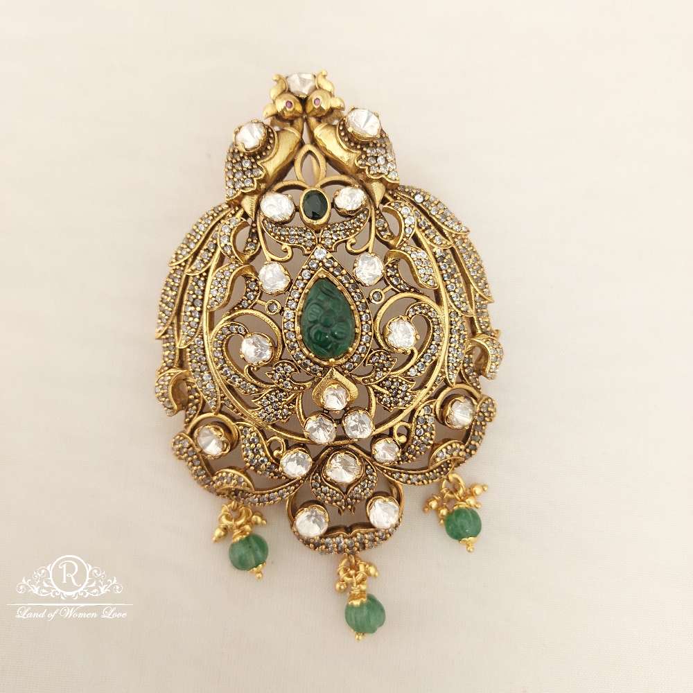 silver victoria design mozonites stones locket-c139 92.5 silver ramala jewelry / ramala collections