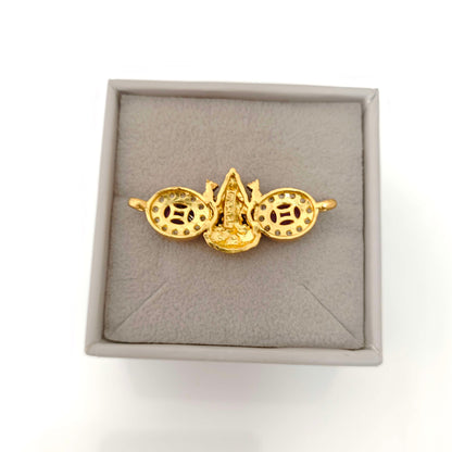 Silver Lakshmidevi Mala Locket-RCM721