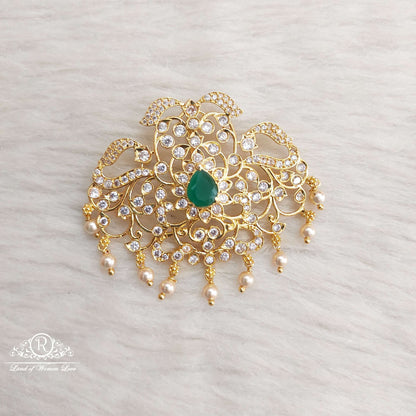 silver cz-stones locket-sa195 cz 92.5 silver ramala jewelry / ramala collections