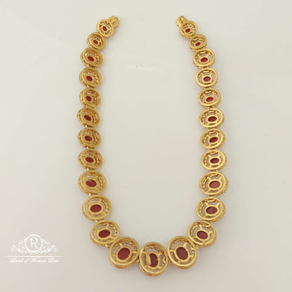 Silver Coral Design Necklace-RCMJ166