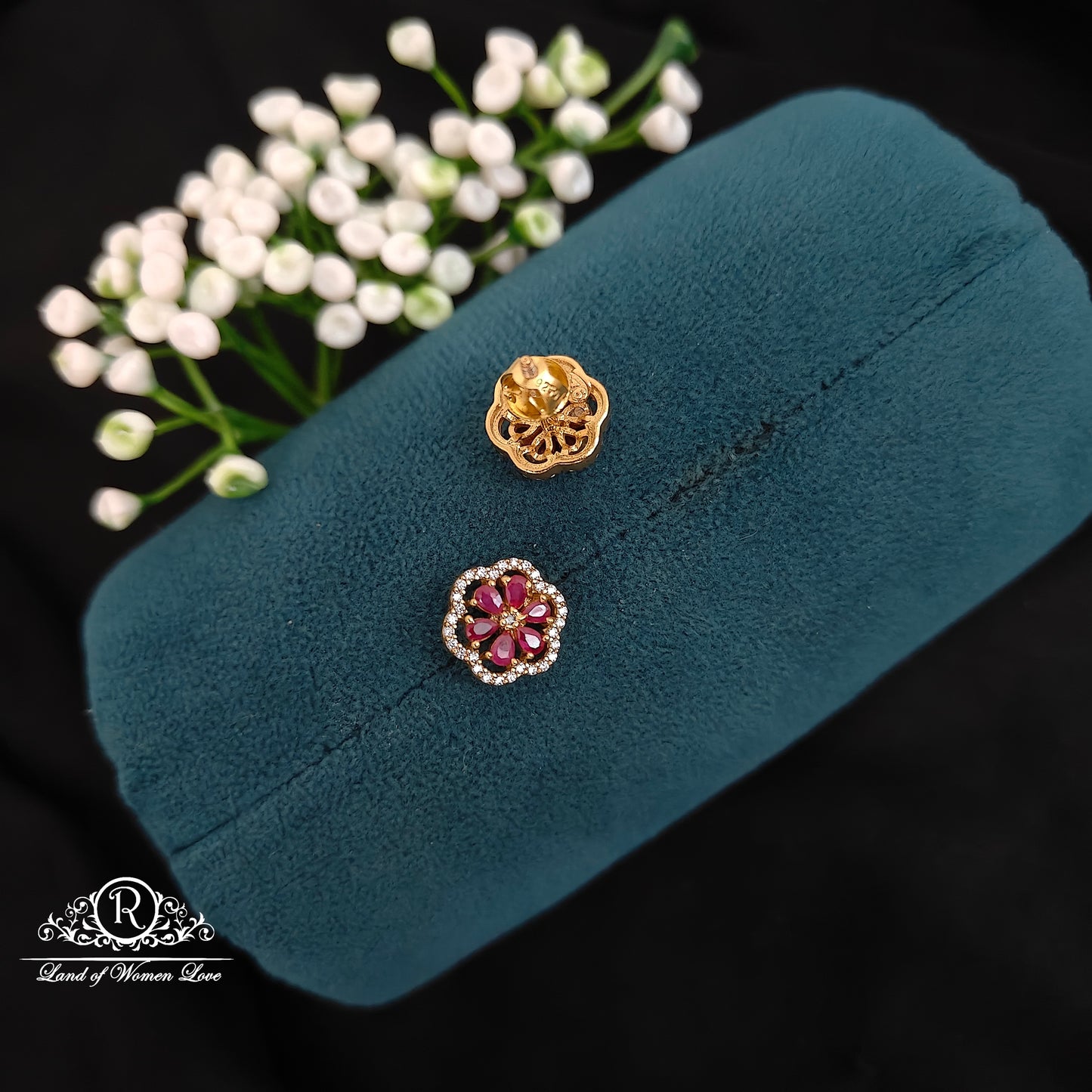 Silver cute and beautiful Earrings -RCBG091