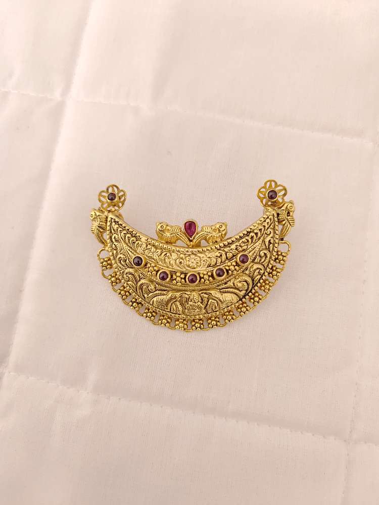 silver kempu stones locket-v052 92.5 silver ramala jewelry / ramala collections