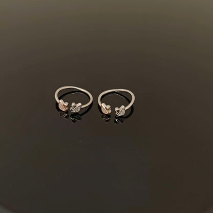Silver Toe Rings-RCT245