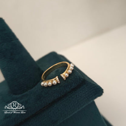 ring silver pearl finger ring-rcrb8 pearl 92.5 silver ramala jewelry / ramala collections