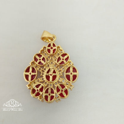 Silver Coral pendant-A011