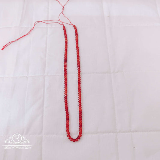 4mm gemstone round cutting beads -rcmj34 92.5 silver ramala jewelry / ramala collections