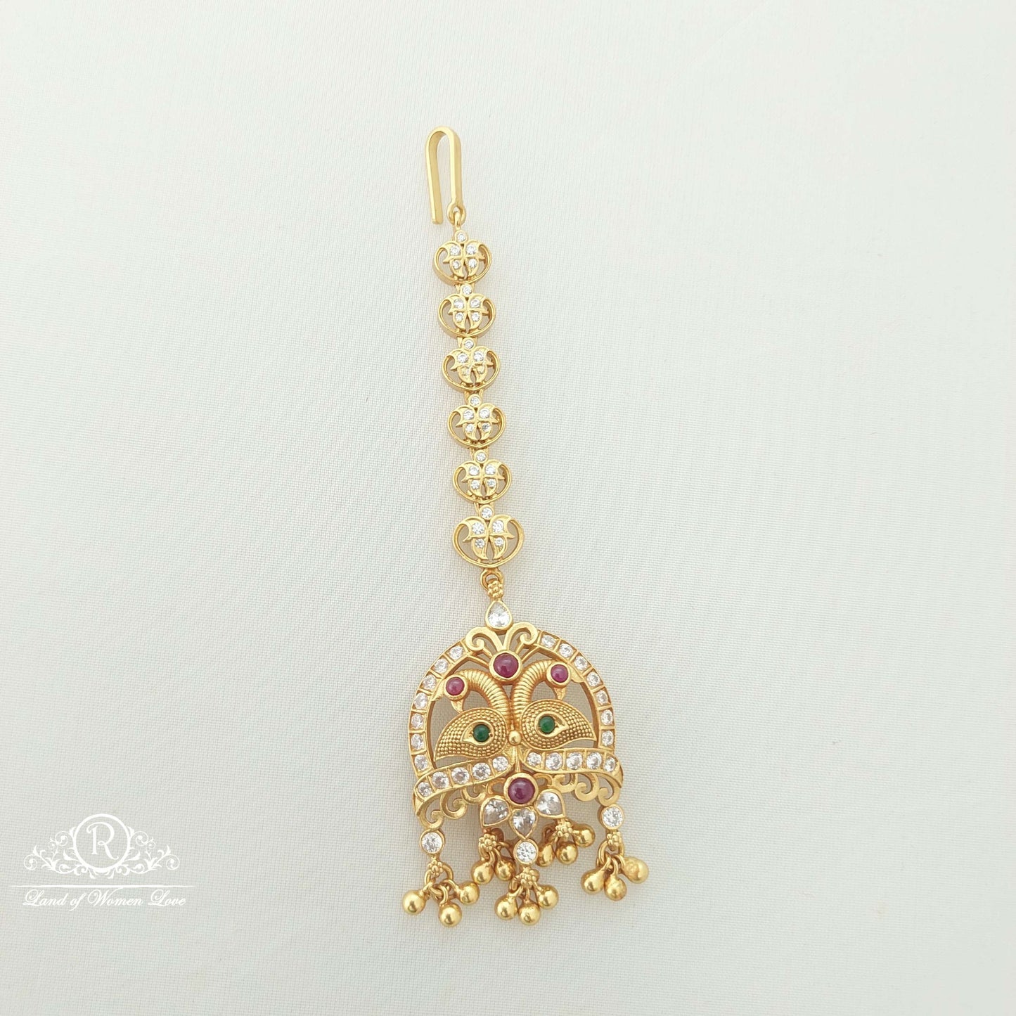 Silver Peacock Tikkas-SA397