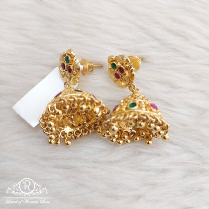 Silver earrings-RI88