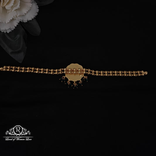 Silver Kundan Chocker-SA246