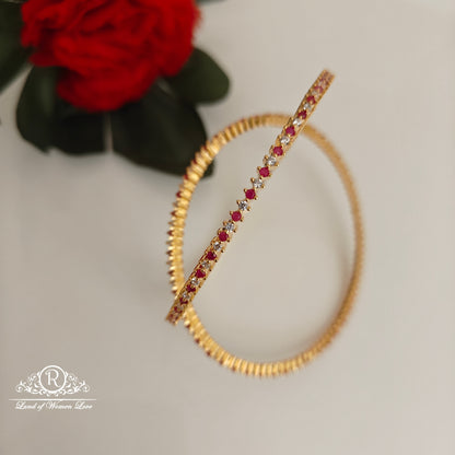 92.5 silver simple and Cute Bangles - RCBG06