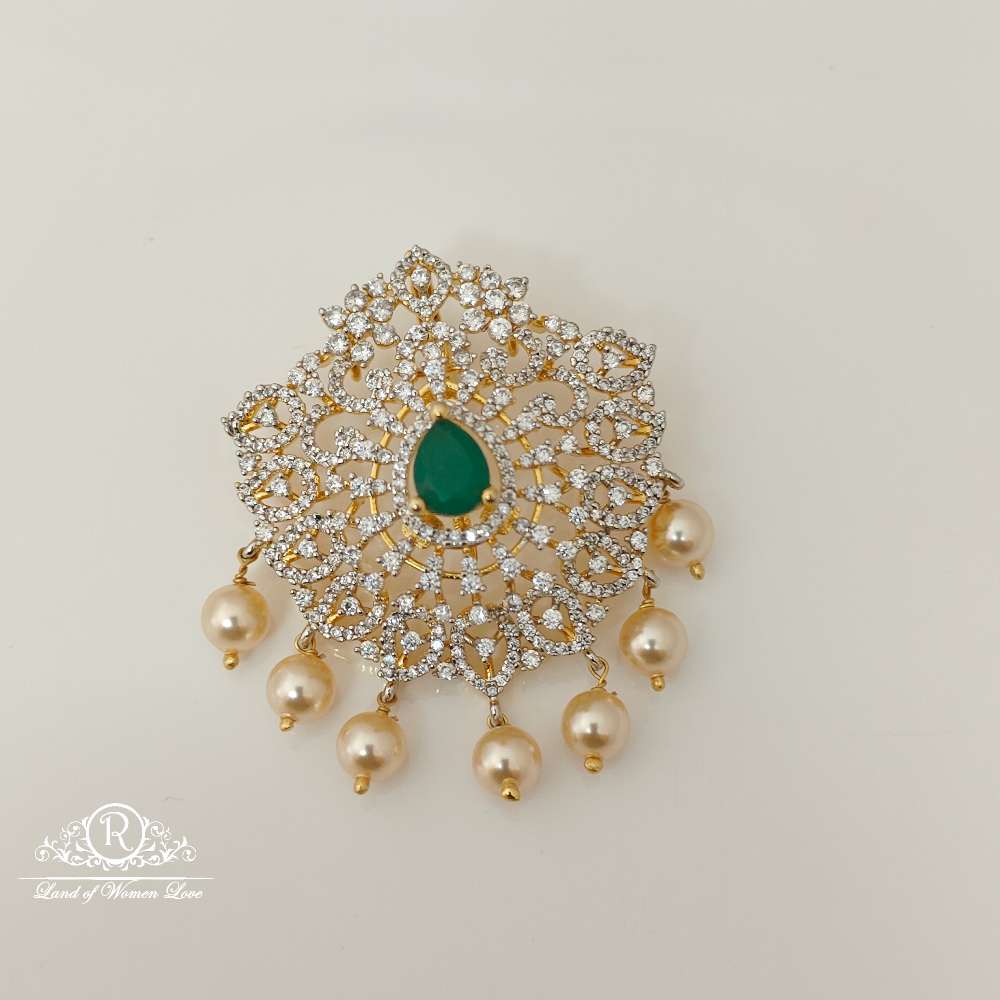 pendant silver diamond replica design cz-stones pendant-rccp51 cz 92.5 silver ramala jewelry / ramala collections