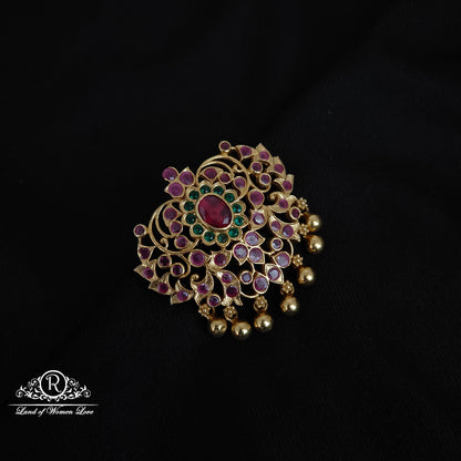 pendant 92.5 silver ruby and cz-'s pendant-rcl54 ruby 92.5 silver ramala jewelry / ramala collections