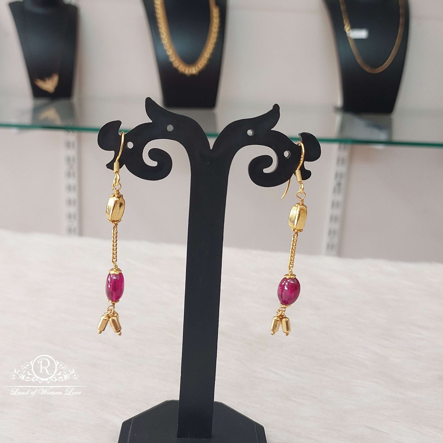 Silver Hanging Earrings-S953