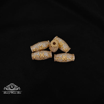 Silver CZ- stone balls-RCDS259