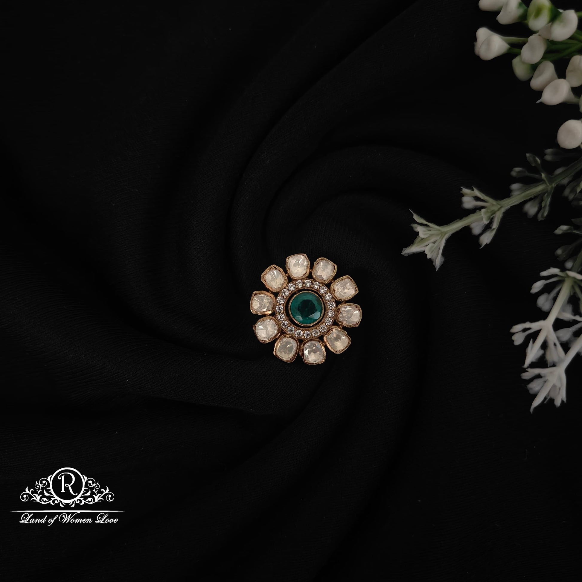 92.5 silver victorian side locket-rcm1076 92.5 silver ramala jewelry / ramala collections