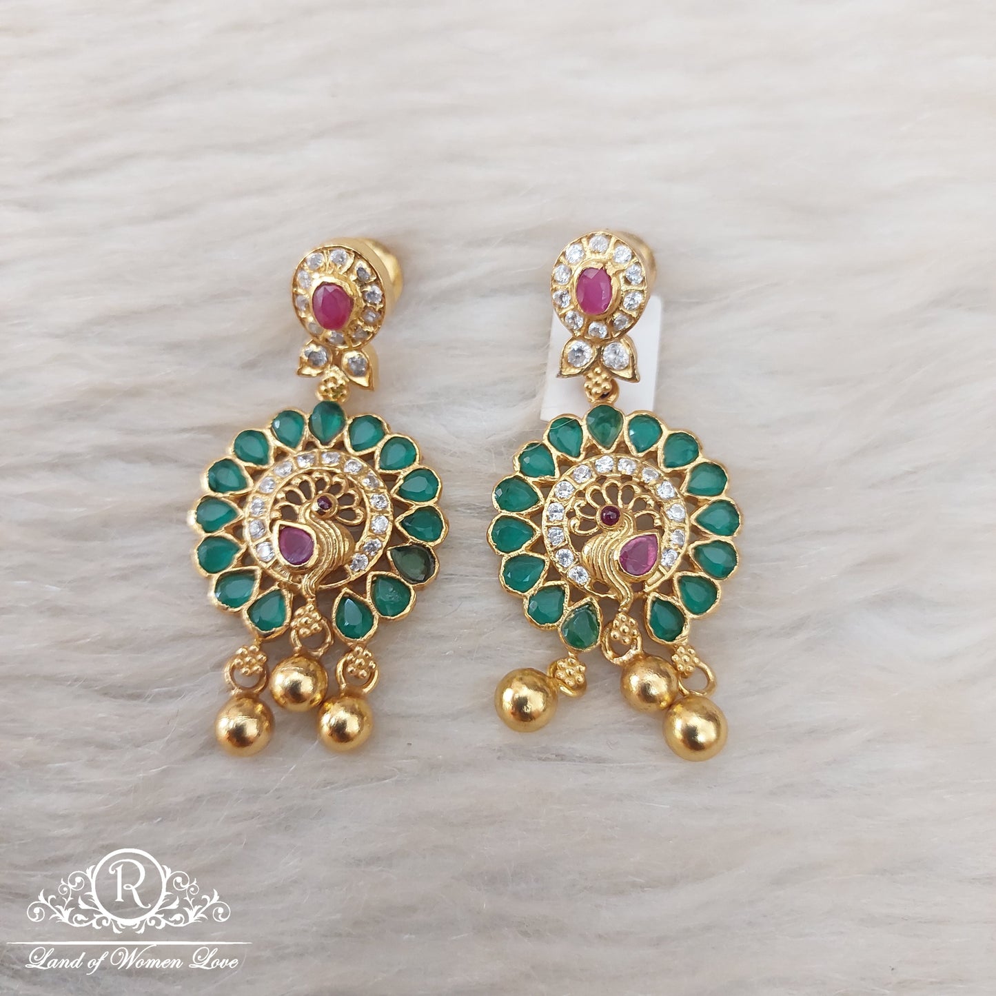 Silver earrings-RI70