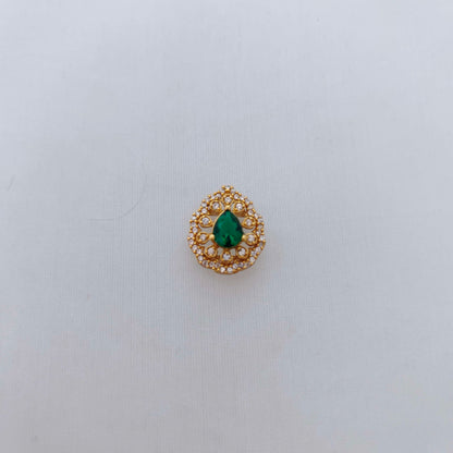 silver cz-stone side lockets -rcd375 cz 92.5 silver ramala jewelry / ramala collections