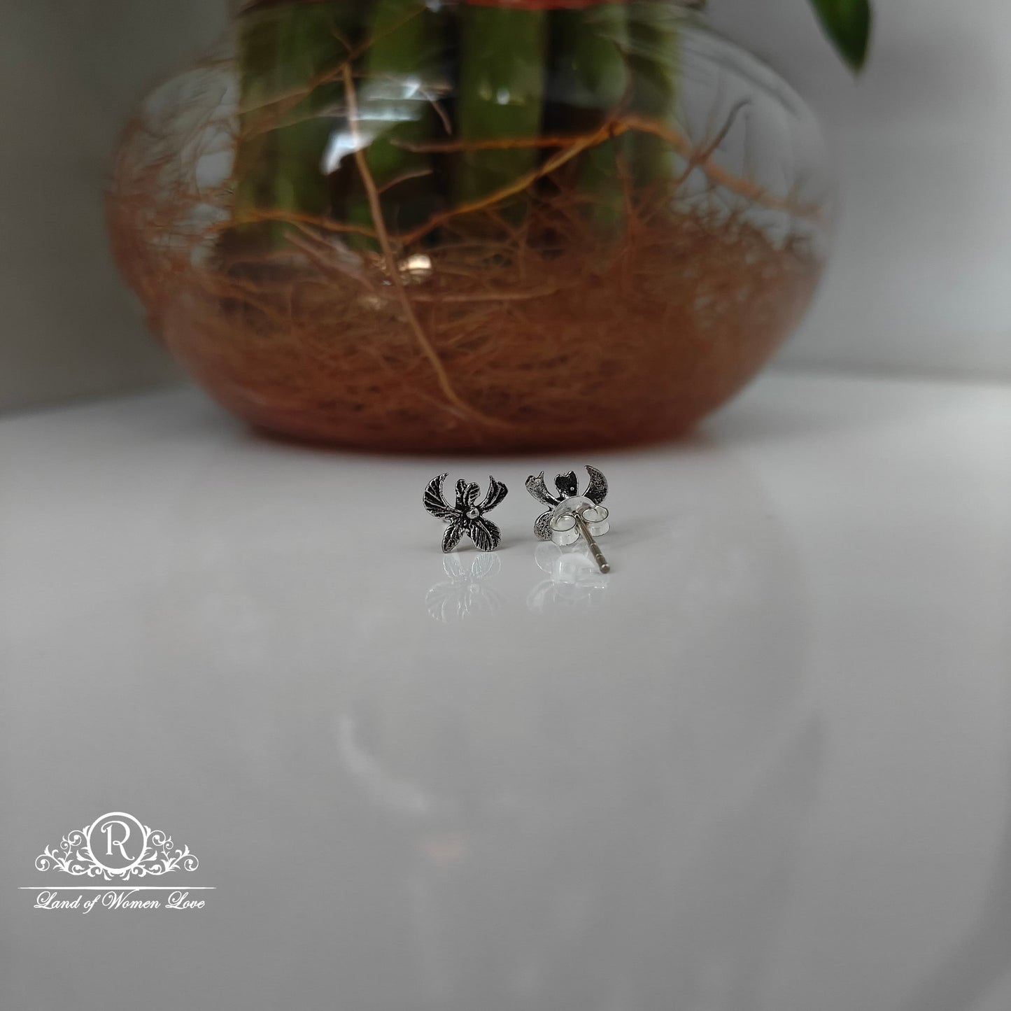 Silver kids earrings -RCHS16