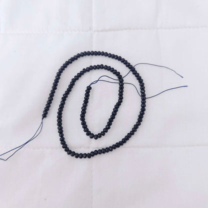 synthetic imitation block sed beads -rcmj44 92.5 silver ramala jewelry / ramala collections