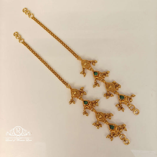 silver earchains-rc85-70cp099 92.5 silver ramala jewelry / ramala collections