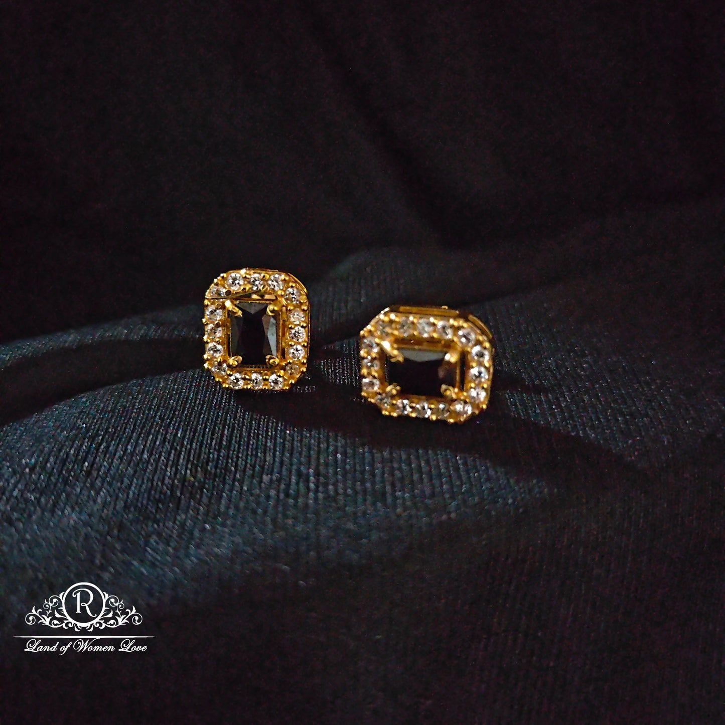 earrings silver squre model earrings -rcm378 92.5 silver ramala jewelry / ramala collections