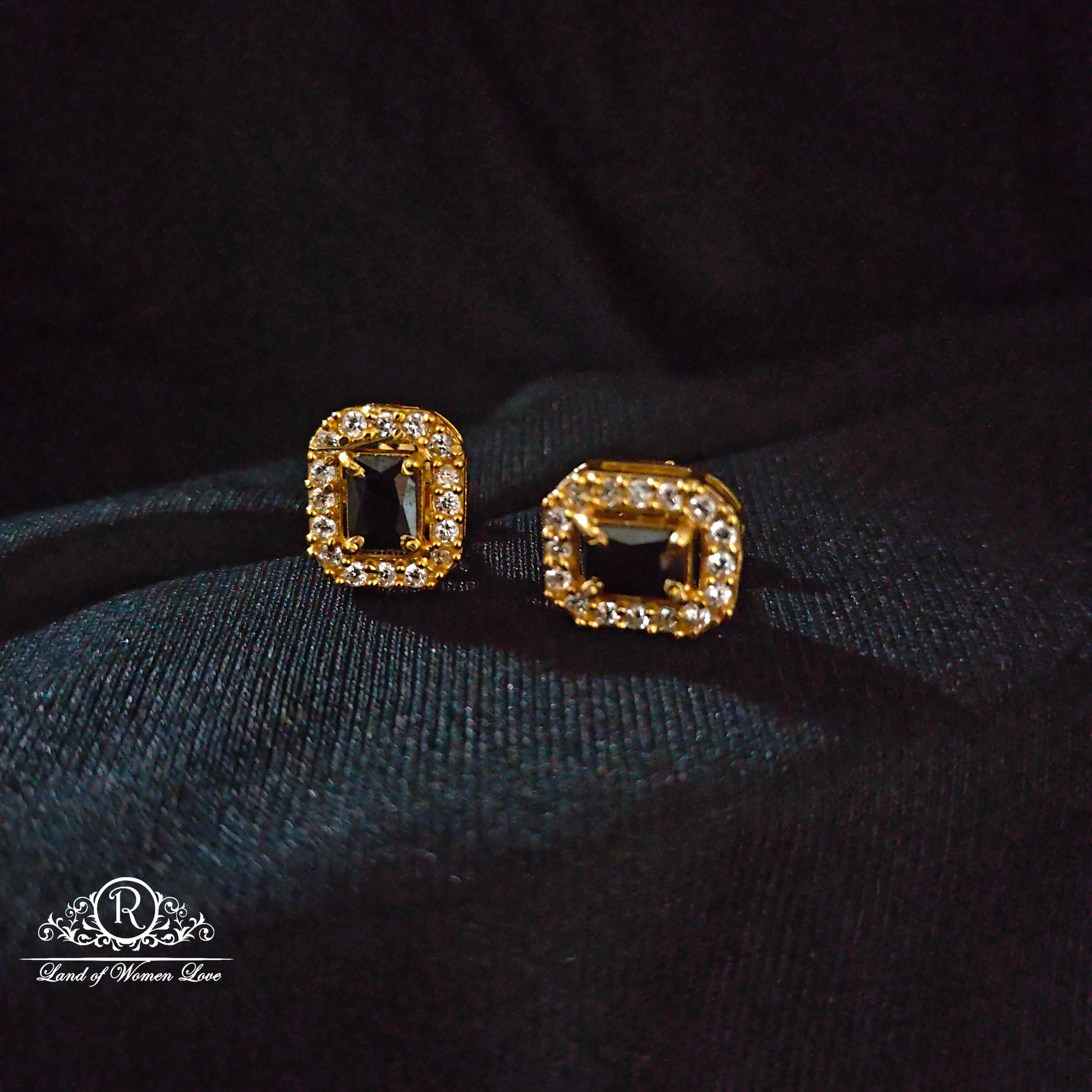 earrings silver squre model earrings -rcm378 92.5 silver ramala jewelry / ramala collections