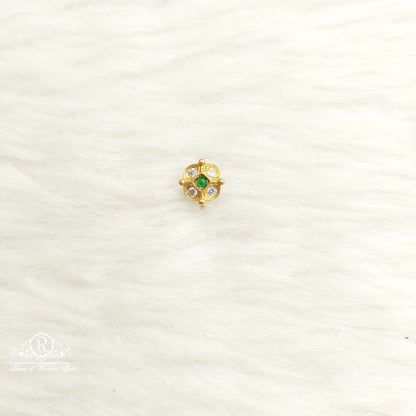 nose pin silver nose pins-sa508-5 92.5 silver ramala jewelry / ramala collections