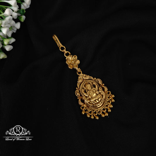 maang tikka 92.5 silver simple and cute tikka - rcm1162 92.5 silver ramala jewelry / ramala collections