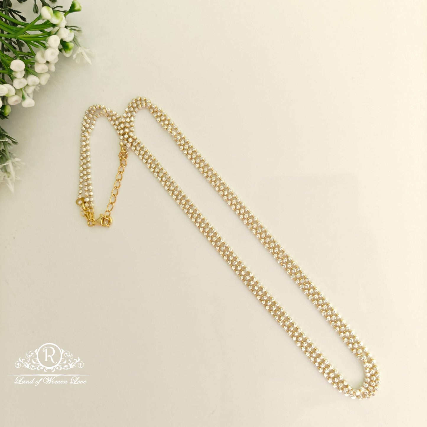 chain imported italian silver balls design chain-rcg224 92.5 silver ramala jewelry / ramala collections